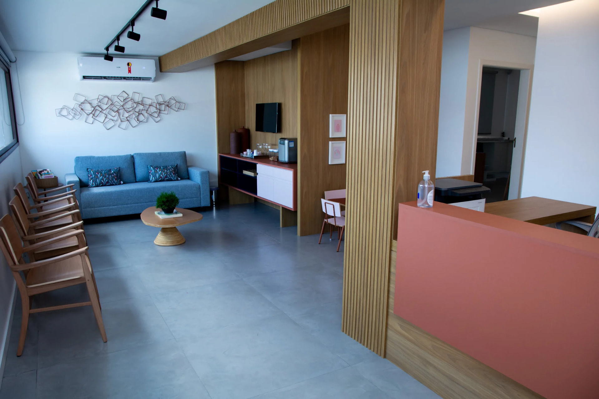 Ambiente interno da clínica